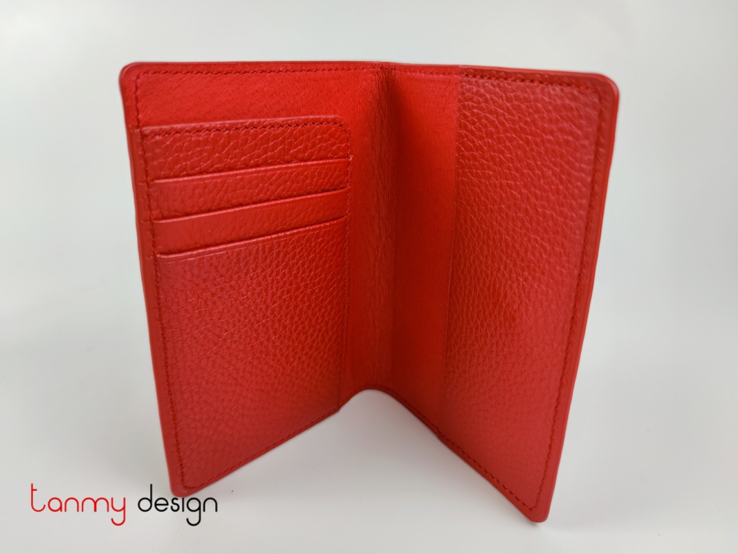 Red passport cover